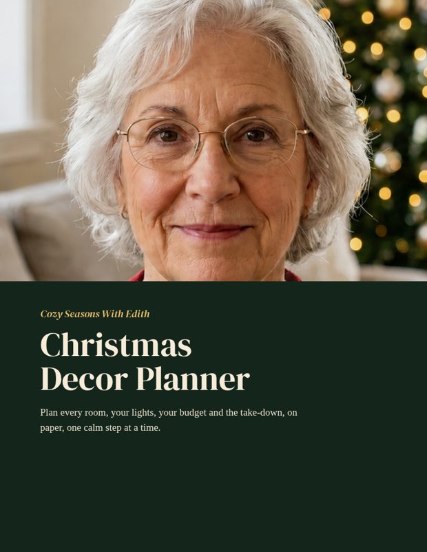 Cover of the Christmas Decor Planner